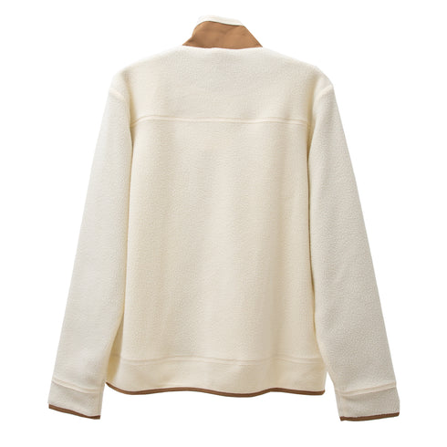 Norse Projects Frederik Fleece Ful Zip Jacket Ecru N50-0204 Degli Uberti